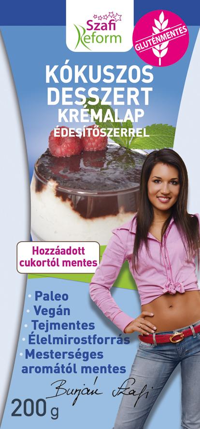 Szafi Reform szénhidrát-csökkentett, gluténmentes desszert mixek (Paleo, Vegán)