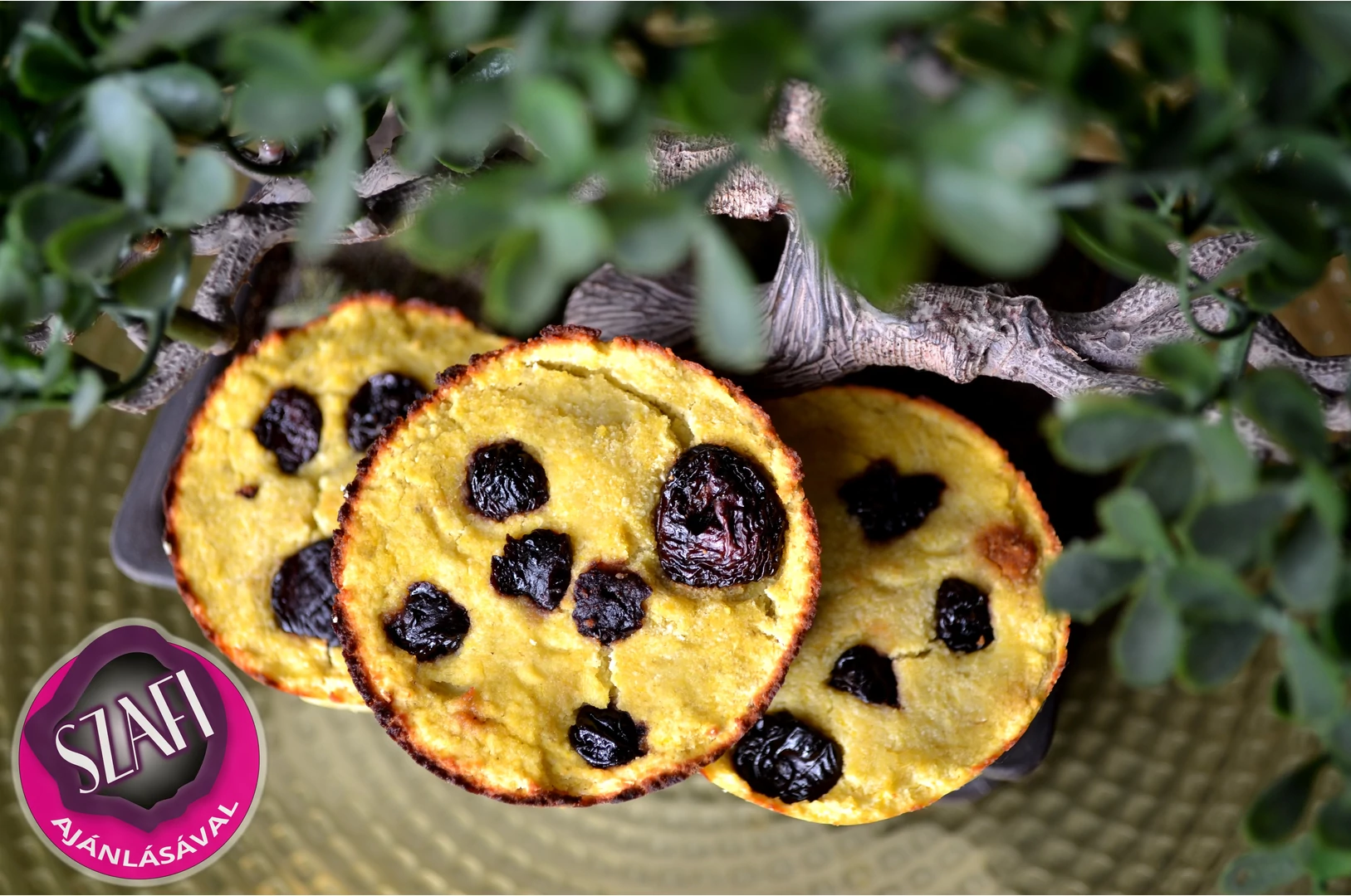 Paleo narancsos-áfonyás muffin