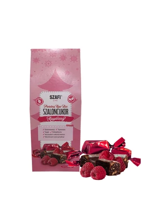 Szafi Life Proteines Raw Bar Szaloncukor - Raspberry 250g (gluténmentes)