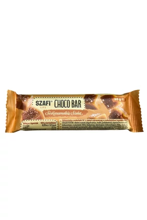 Szafi Life Choco bar Sóskaramellás szelet 30g (gluténmentes)