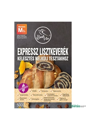 Szafi Free EXPRESSZ lisztkeverék kelesztés nélküli tésztákhoz 5000 g (gluténmentes, tejmentes, tojásmentes, szójamentes, vegán)