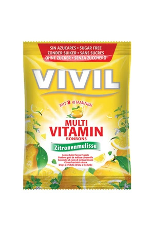 Vivil multivitamin lemon hozzáadott cukormentes cukorka 60 g Vivil multivitamin lemon hozzáadott cukormentes cukorka 60 g