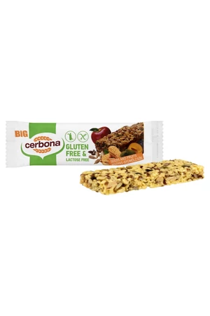 Cerbona gluténmentes  szelet magvas-gyümölcsös 35 g Cerbona gluténmentes  szelet magvas-gyümölcsös 35 g