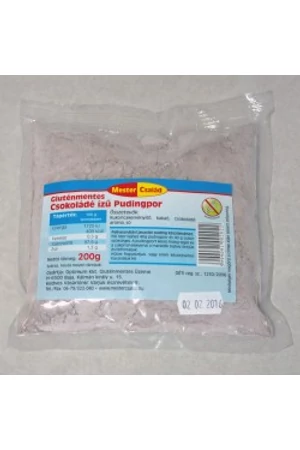 Mester pudingpor csoki ízű  200 g (gluténmentes)