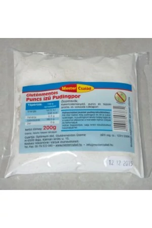 Mester pudingpor puncs ízű 200 g (gluténmentes)
