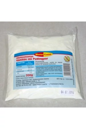 Mester pudingpor vanília ízű 200g (gluténmentes)