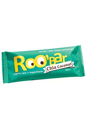 Roobar Bio gyümölcs szelet chia-kókusz (paleo, vegán, gluténmentes) 30 g Roobar Bio gyümölcs szelet chia-kókusz (paleo, vegán, gluténmentes) 30 g