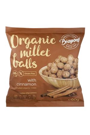 Biopont Bio kölesgolyó fahéjas (gluténmentes) 60 g Biopont Bio kölesgolyó fahéjas (gluténmentes) 60 g