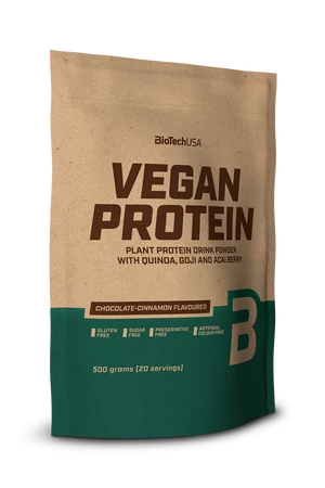 Biotech Vegán protein csoki-fahéj 500 g (gluténmentes)