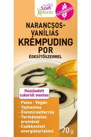 Szafi Reform Narancsos-vaníliás, krémpuding édesítőszerrel 70 g