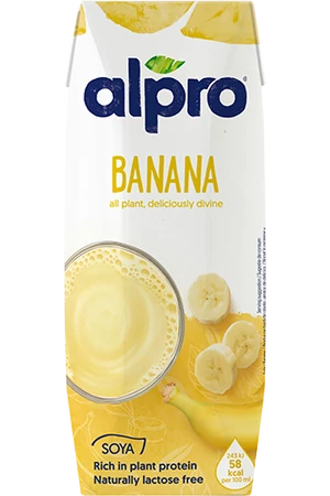 ALPRO Szójaital Banános, 250ml (gluténmentes) ALPRO Szójaital Banános, 250ml (gluténmentes)