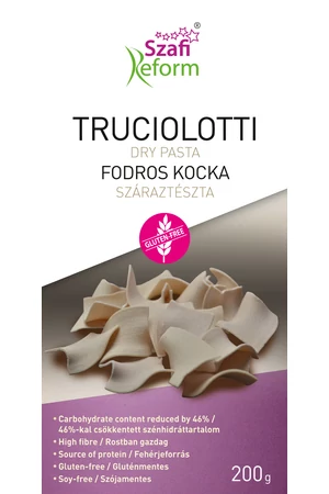 Szafi Reform Fodros kocka - Truciolotti száraztészta (gluténmentes) 200g Szafi Reform Fodros kocka - Truciolotti száraztészta (gluténmentes) 200g