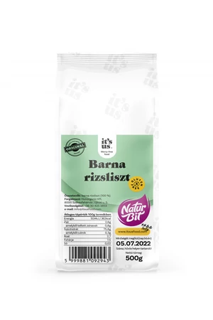 It's us Naturbit barna rizsliszt 500 g (gluténmentes) It's us Naturbit barna rizsliszt 500 g (gluténmentes)