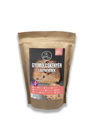 Szafi Free hajdinás gyümölcskenyér lisztkeverék (gluténmentes) 255g Limitált kiadás Szafi Free hajdinás gyümölcskenyér lisztkeverék (gluténmentes) 255g Limitált kiadás