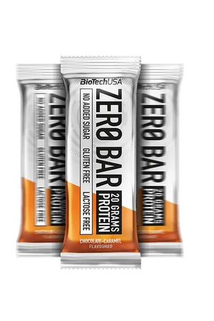 BIOTECH ZeroBar csokoládé-karamell 50 g (gluténmentes) BIOTECH ZeroBar csokoládé-karamell 50 g (gluténmentes)