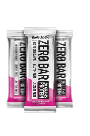 BIOTECH ZeroBar csokoládé-marcipán 50 g (gluténmentes) BIOTECH ZeroBar csokoládé-marcipán 50 g (gluténmentes)