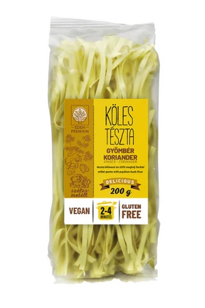 Éden Prémium kölestészta szélesmetélt gyömbér-koriander (vegán) 200 g (gluténmentes)