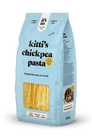 It's us Kitti's csicseriborsó cérnametélt tészta 200 g (gluténmentes) It's us Kitti's csicseriborsó cérnametélt tészta 200 g (gluténmentes)