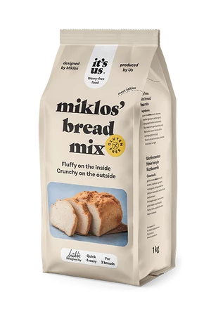 It's us Miklos Bread Mix 500 g (gluténmentes) It's us Miklos Bread Mix 500 g (gluténmentes)
