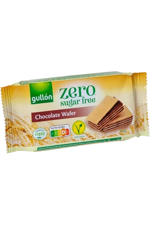 Gullon Chocolate Wafer kakaós nápolyi (hozzáadott cukormentes) 60 g Gullon Chocolate Wafer kakaós nápolyi (hozzáadott cukormentes) 60 g