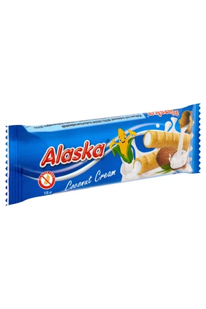 Alaska kókusz ízű krémes kukoricarúd 18 g (gluténmentes) Alaska kókusz ízű krémes kukoricarúd 18 g (gluténmentes)