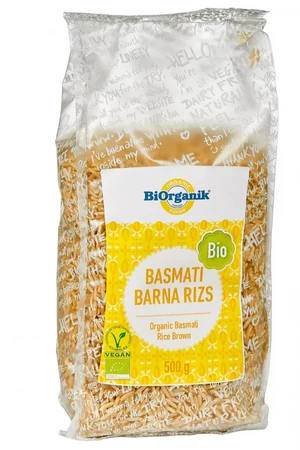 BIO Basmati barnarizs 500 g BIO Basmati barnarizs 500 g