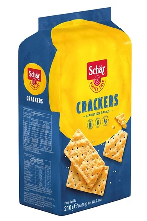 Schär Cracker sós keksz (gluténmentes, tejmentes) 210 g Schär Cracker sós keksz (gluténmentes, tejmentes) 210 g