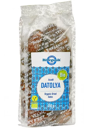 Bio hozzáadott cukormentes aszalt datolya 250 g Bio hozzáadott cukormentes aszalt datolya 250 g