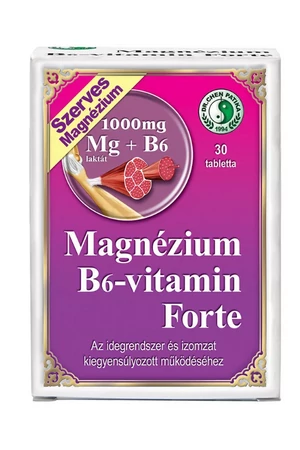 Dr. Chen Magnézium B6-Vitamin Forte tabletta 30db Dr. Chen Magnézium B6-Vitamin Forte tabletta 30db