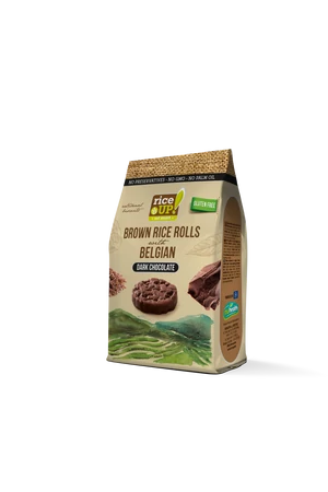 Rice Up étcsokoládés barna rizs snack 50g (gluténmentes) Rice Up étcsokoládés barna rizs snack 50g (gluténmentes)