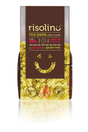 Risolino gluténmentes rizstészta Fusilli 300 g Risolino gluténmentes rizstészta Fusilli 300 g