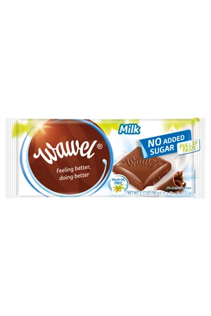 Wavel hozzáadott cukormentes tejcsokoládé 90g Wavel hozzáadott cukormentes tejcsokoládé 90g