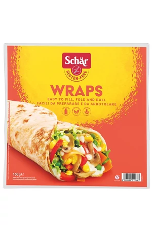 Schär Wraps (gluténmentes tortilla) 160 g Schär Wraps (gluténmentes tortilla) 160 g