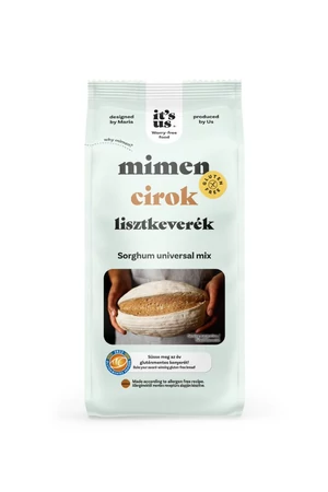 It's us MIMEN gluténmentes cirok pékáru lisztkeverék 500g It's us MIMEN gluténmentes cirok pékáru lisztkeverék 500g