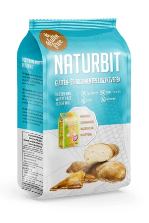 Naturbit glutén és búzamentes lisztkeverék (Tojás, Tej, Szójamentes) 1 kg