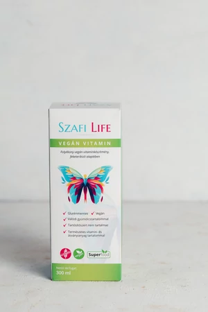 Szafi Life Vegán vitamin 300ml (gluténmentes) Szafi Life Vegán vitamin 300ml (gluténmentes)