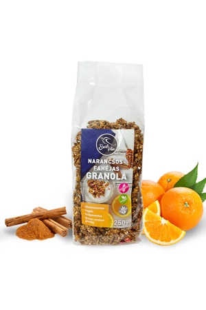 Szafi Free Narancsos-fahéjas granola (gluténmentes) 250g Szafi Free Narancsos-fahéjas granola (gluténmentes) 250g