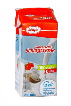 Schlagfix vegan főző- és habkrém 15% 200ml Schlagfix vegan főző- és habkrém 15% 200ml