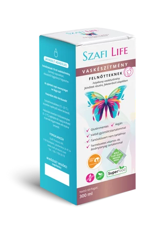 Szafi Life Vaskészítmény felnőtteknek 300ml (gluténmentes)