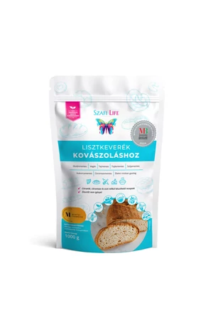 Szafi Life lisztkeverék kovászoláshoz 1000g (gluténmentes)
