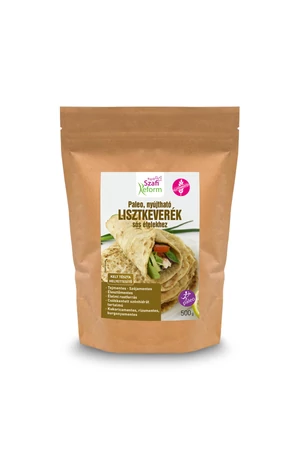Szafi Reform Nyújtható sós kelt tészta helyettesítő liszt (gluténmentes, paleo és vegán) 500 g Szafi Reform Nyújtható sós kelt tészta helyettesítő liszt (gluténmentes, paleo és vegán) 500 g