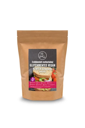 Szafi Free csökkentett rosttartalmú gluténmentes vegán kenyér lisztkeverék (élesztős kenyérhez) 1000 g