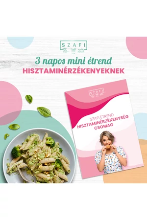 Szafi 3 napos hisztaminérzékeny étrend