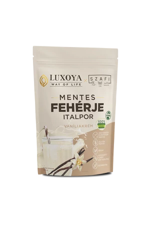 Luxoya x Szafi Mentes Fehérje italpor - Vanília 360g (gluténmentes)