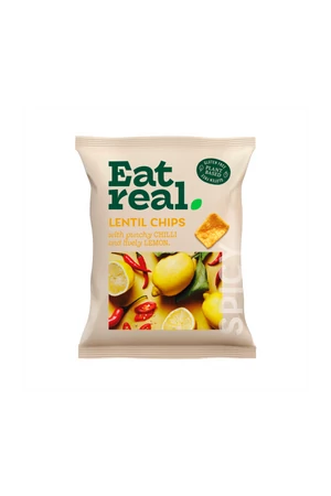 Eat real lencse chips - Chilis citromos ízű 40g (gluténmentes)