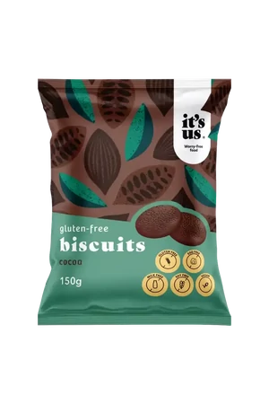 It's us Kakaós omlós keksz 150g (gluténmentes)