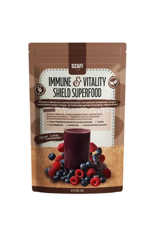 Szafi Life Immune &amp; Vitality Shield superfood italpor – gluténmentes