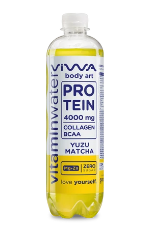 Viwa Body Art protein yuzu matcha ízű ital 600ml (gluténmentes)