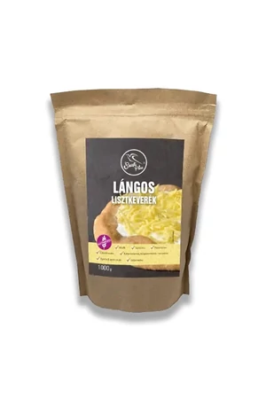 Szafi Free Lángos lisztkeverék 1000 g (gluténmentes, tejmentes, tojásmentes, maglisztmentes, élesztőmentes, vegán) Szafi Free Lángos lisztkeverék 1000 g (gluténmentes, tejmentes, tojásmentes, maglisztmentes, élesztőmentes, vegán)