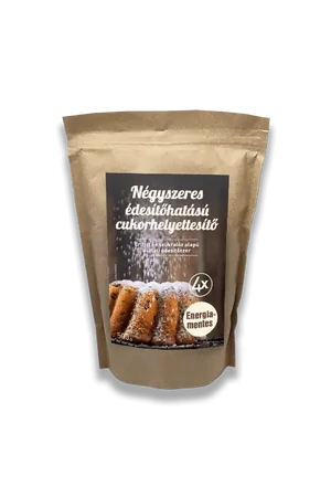 FM Négyszeres édesítőhatású cukorhelyettesítő (eritrit, szukralóz alapú) 500g FM Négyszeres édesítőhatású cukorhelyettesítő (eritrit, szukralóz alapú) 500g